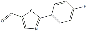 2-(4-FLUOROPHENYL)THIAZOLE-5-CARBALDEHYDE, 95+% Struktur