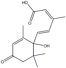 ()-CIS,TRANS-ABSCISIC ACID 98% (HPLC) Struktur