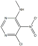 6-CHLORO-N-METHYL-5-NITROPYRIMIDIN-4-AMINE Struktur