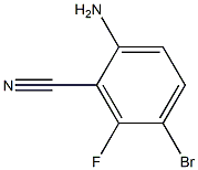 2-AMINO-5-BROMO-6-FLUOROBENZONITRILE 97% Struktur