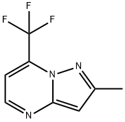 2-METHYL-7-(TRIFLUOROMETHYL)PYRAZOLO[1,5-A]PYRIMIDINE Struktur