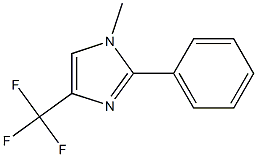 1-METHYL-2-PHENYL-4-TRIFLUOROMETHYL-1H-IMDAZOLE Struktur