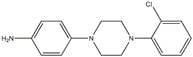 1-(2-CHLOROPHENYL) -4-(4-AMINOPHENYL )PIPERAZINE Struktur