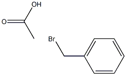 4-(Bromomethyl) benzene acetic acid Struktur