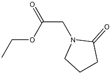 2-OXO-1-PYRROLIDINEACETIC ACID ETHYL ESTER Struktur