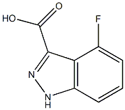 4-FLUOROINDAZOLE-3-CARBOXYLIC ACID Struktur