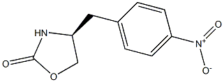 4-(S)-(4-NITROPHENYLMETHYL)-2-OXAZOLIDINONE Struktur