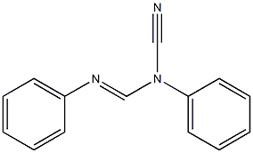 N,N'-diphenylcyanomethanimidamide Struktur