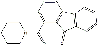 1-(piperidinocarbonyl)-9H-fluoren-9-one Struktur