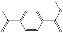 methyl 4-acetylbenzenecarboxylate Struktur