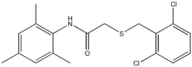 N1-mesityl-2-[(2,6-dichlorobenzyl)thio]acetamide Struktur