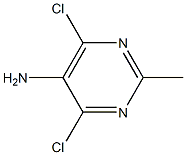 2-Methyl-5-Amino-4,6-Dichloro pyrimidine Struktur