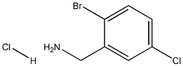 (2-bromo-5-chlorophenyl)methanamine hydrochloride Struktur