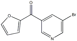 (5-bromopyridin-3-yl)(furan-2-yl)methanone Struktur