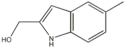 (5-methyl-1H-indol-2-yl)methanol Struktur