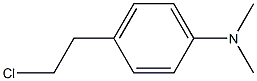 4-(2-chloroethyl)-N,N-dimethylbenzenamine Struktur