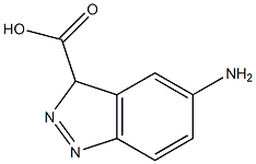 5-amino-3H-indazole-3-carboxylic acid Struktur