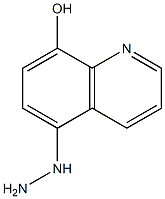 5-hydrazinylquinolin-8-ol Struktur