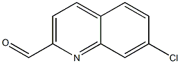 7-chloroquinoline-2-carbaldehyde Struktur