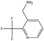 C-(2-Trifluoromethyl-pyridin-3-yl)-methylamine Struktur