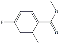 methyl 4-fluoro-2-methylbenzoate Struktur