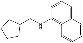 N-(cyclopentylmethyl)naphthalen-1-amine Struktur