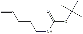 tert-butyl pent-4-enylcarbamate Struktur