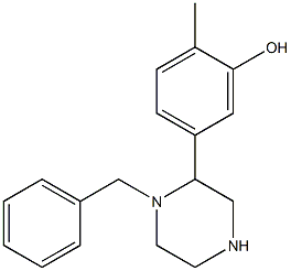 2-(4-N-Benzylpiperazinyl)benzyl alcohol Struktur