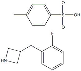 3-(2-fluorobenzyl)azetidine 4-methylbenzenesulfonate Struktur