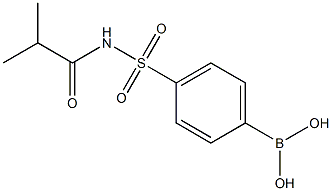 4-(Isobutyrylsulphamoyl)benzeneboronic acid Struktur