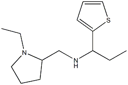 [(1-ethylpyrrolidin-2-yl)methyl][1-(thiophen-2-yl)propyl]amine Struktur