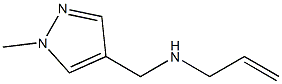 [(1-methyl-1H-pyrazol-4-yl)methyl](prop-2-en-1-yl)amine Struktur