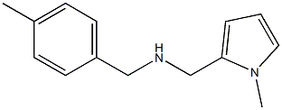 [(1-methyl-1H-pyrrol-2-yl)methyl][(4-methylphenyl)methyl]amine Struktur