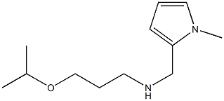 [(1-methyl-1H-pyrrol-2-yl)methyl][3-(propan-2-yloxy)propyl]amine Struktur