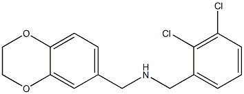 [(2,3-dichlorophenyl)methyl](2,3-dihydro-1,4-benzodioxin-6-ylmethyl)amine Struktur