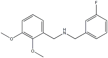 [(2,3-dimethoxyphenyl)methyl][(3-fluorophenyl)methyl]amine Struktur