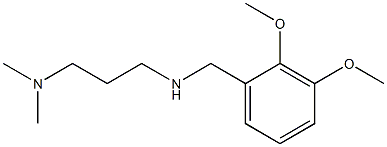 [(2,3-dimethoxyphenyl)methyl][3-(dimethylamino)propyl]amine Struktur