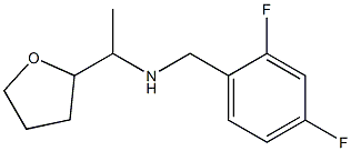 [(2,4-difluorophenyl)methyl][1-(oxolan-2-yl)ethyl]amine Struktur