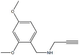 [(2,4-dimethoxyphenyl)methyl](prop-2-yn-1-yl)amine Struktur