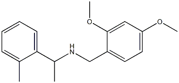 [(2,4-dimethoxyphenyl)methyl][1-(2-methylphenyl)ethyl]amine Struktur