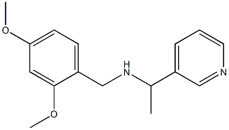 [(2,4-dimethoxyphenyl)methyl][1-(pyridin-3-yl)ethyl]amine Struktur