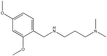 [(2,4-dimethoxyphenyl)methyl][3-(dimethylamino)propyl]amine Struktur