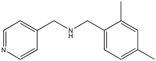 [(2,4-dimethylphenyl)methyl](pyridin-4-ylmethyl)amine Struktur