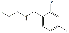 [(2-bromo-4-fluorophenyl)methyl](2-methylpropyl)amine Struktur