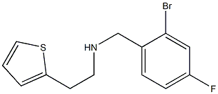 [(2-bromo-4-fluorophenyl)methyl][2-(thiophen-2-yl)ethyl]amine Struktur