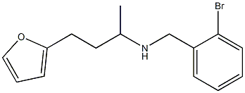 [(2-bromophenyl)methyl][4-(furan-2-yl)butan-2-yl]amine Struktur