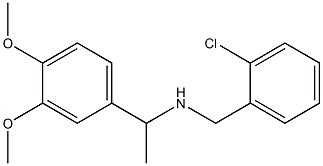 [(2-chlorophenyl)methyl][1-(3,4-dimethoxyphenyl)ethyl]amine Struktur