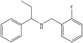 [(2-fluorophenyl)methyl](1-phenylpropyl)amine Struktur