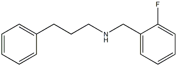 [(2-fluorophenyl)methyl](3-phenylpropyl)amine Struktur