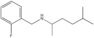 [(2-fluorophenyl)methyl](5-methylhexan-2-yl)amine Struktur